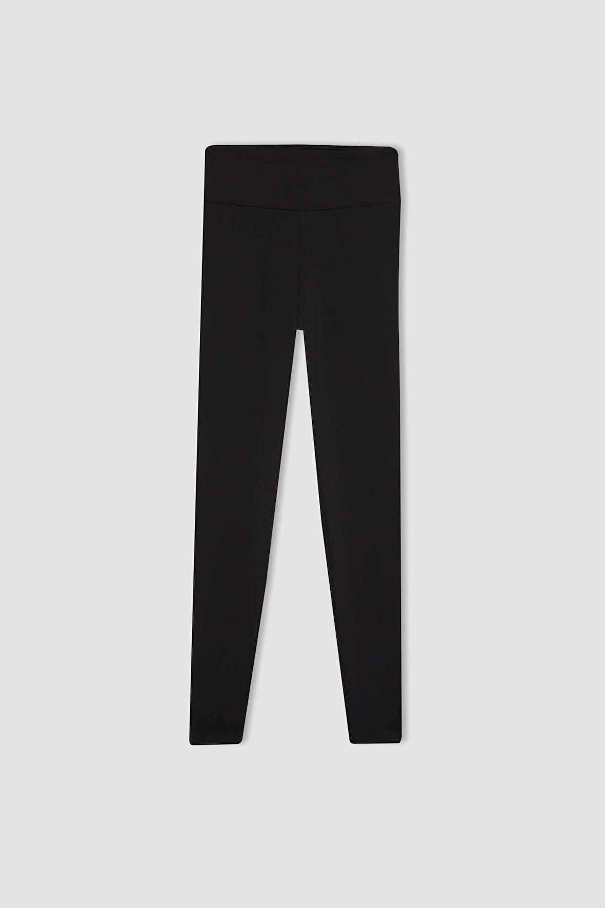 DeFactoFit Yüksek Bel İçi Yumuşak Tüylü Beli Saran Basic Düz Sporcu Tayt W8206AZ24SPBK81