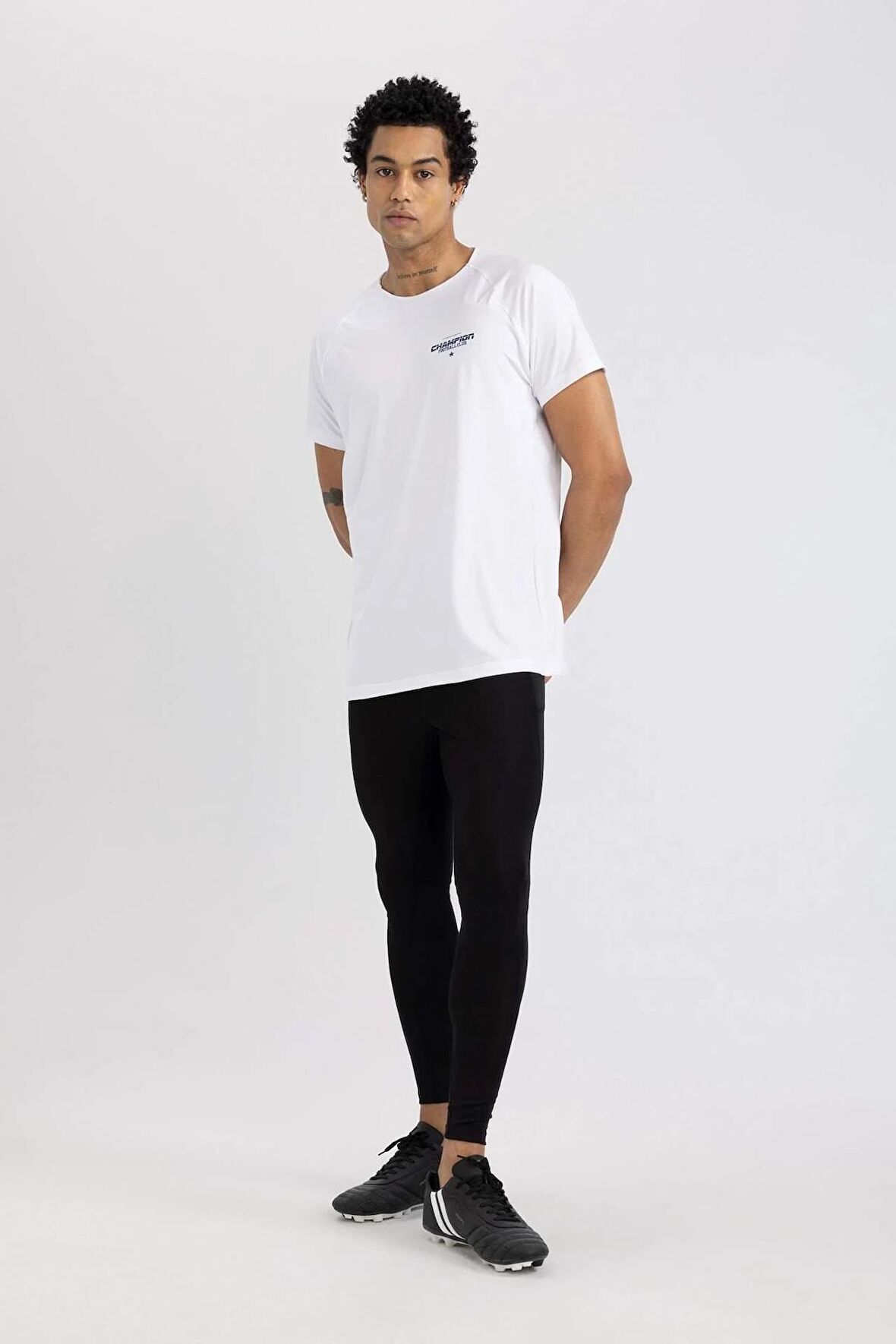 DeFactoFit Slim Fit Dar Kesim Sporcu Tayt B5027AX24SPBK81