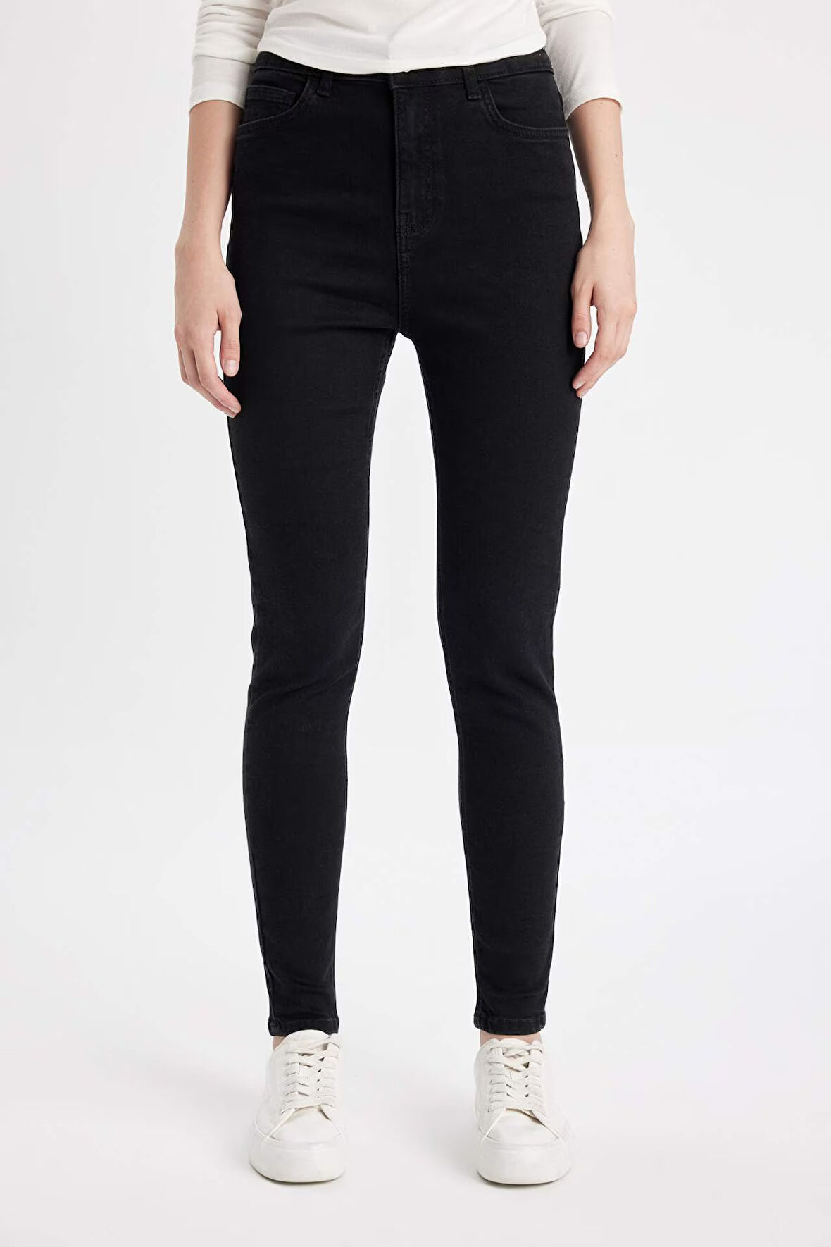 DeFacto Rebeca Skinny Fit Normal Bel Bilek Boy Dar Paça Jean Pantolon C7610AX24AUNM40