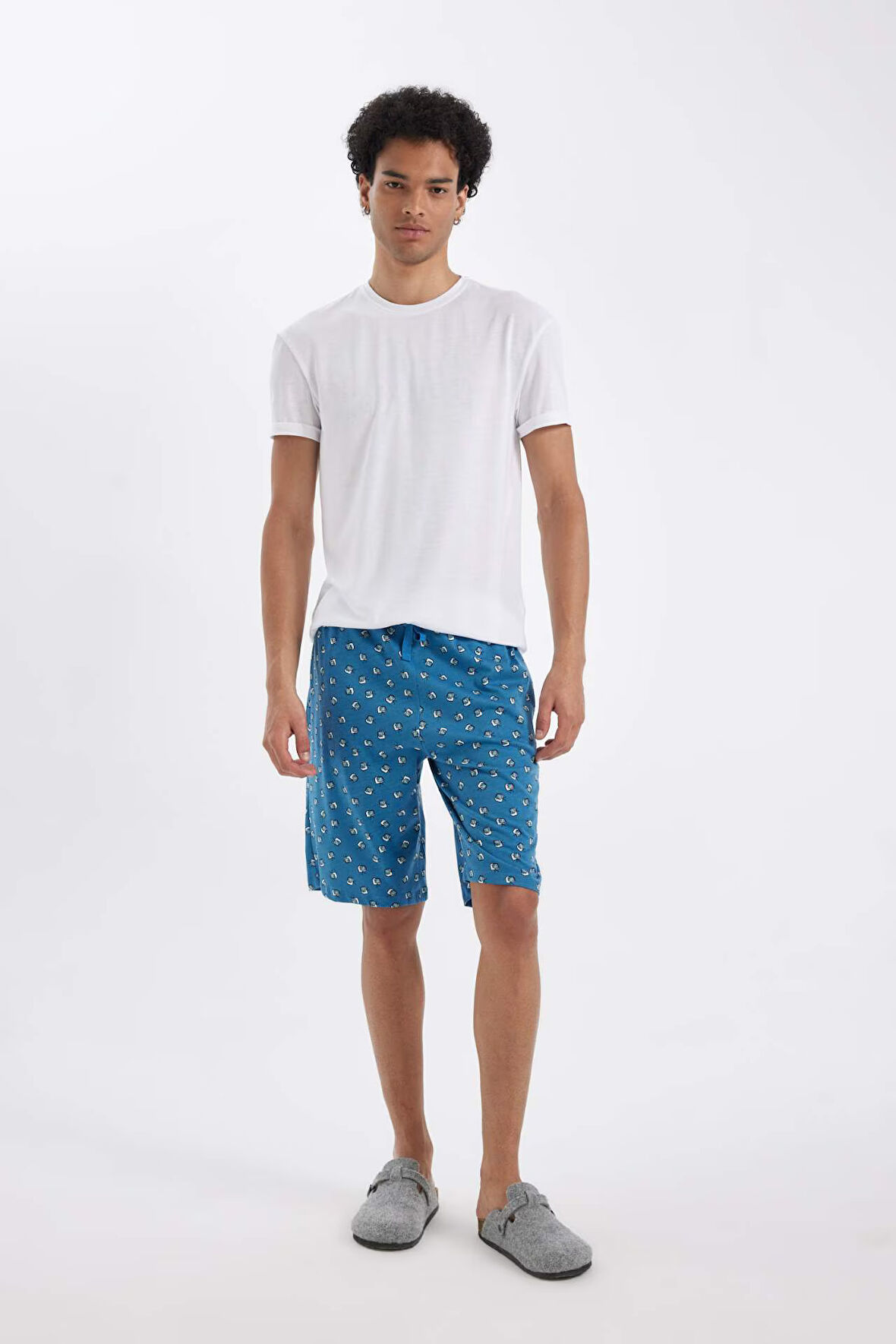 DeFacto Regular Fit Şort Pijama Altı C2888AX24HSBE278