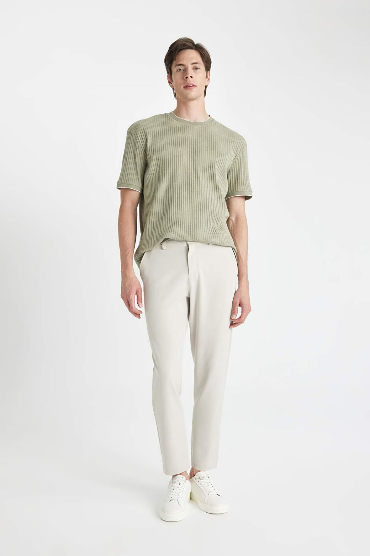 DeFacto Tailored Fit Düz Paça Her Yöne Esneyen Pantolon C7508AX24AUBG755