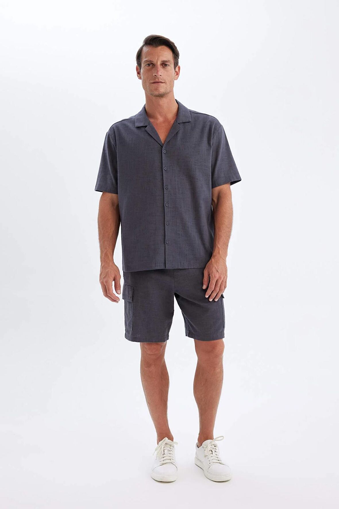 DeFacto Relax Fit Pamuklu Şort C7672AX24SMAR148