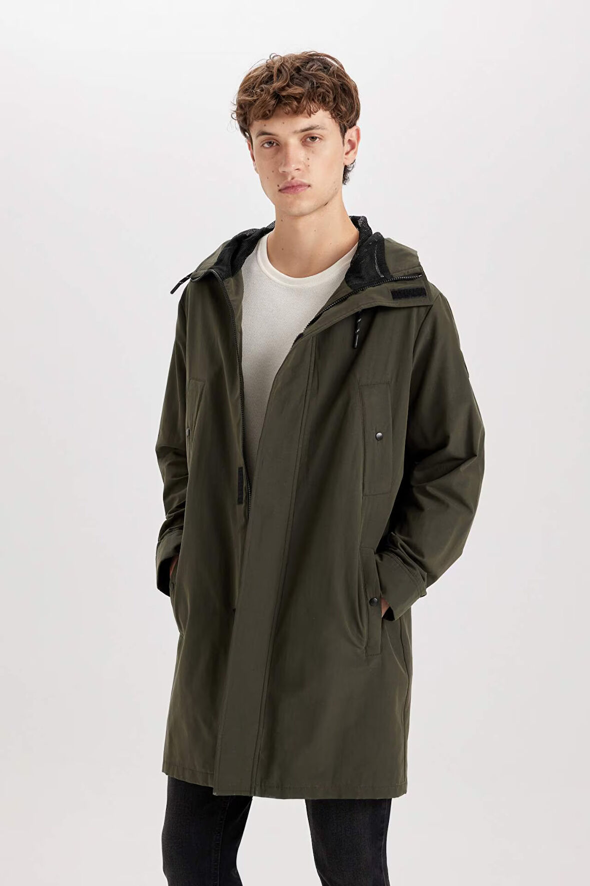 Regular Fit Kapüşonlu Parka