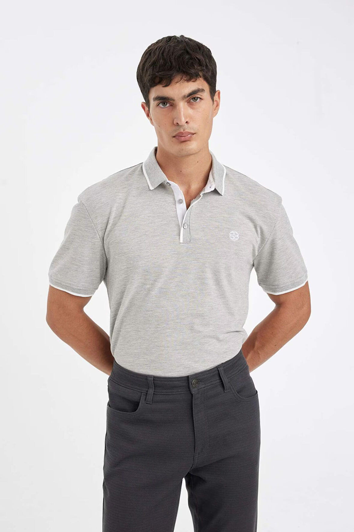 DeFacto New Regular Fit Kısa Kollu Pike Polo Tişört D5993AX24SMGR210