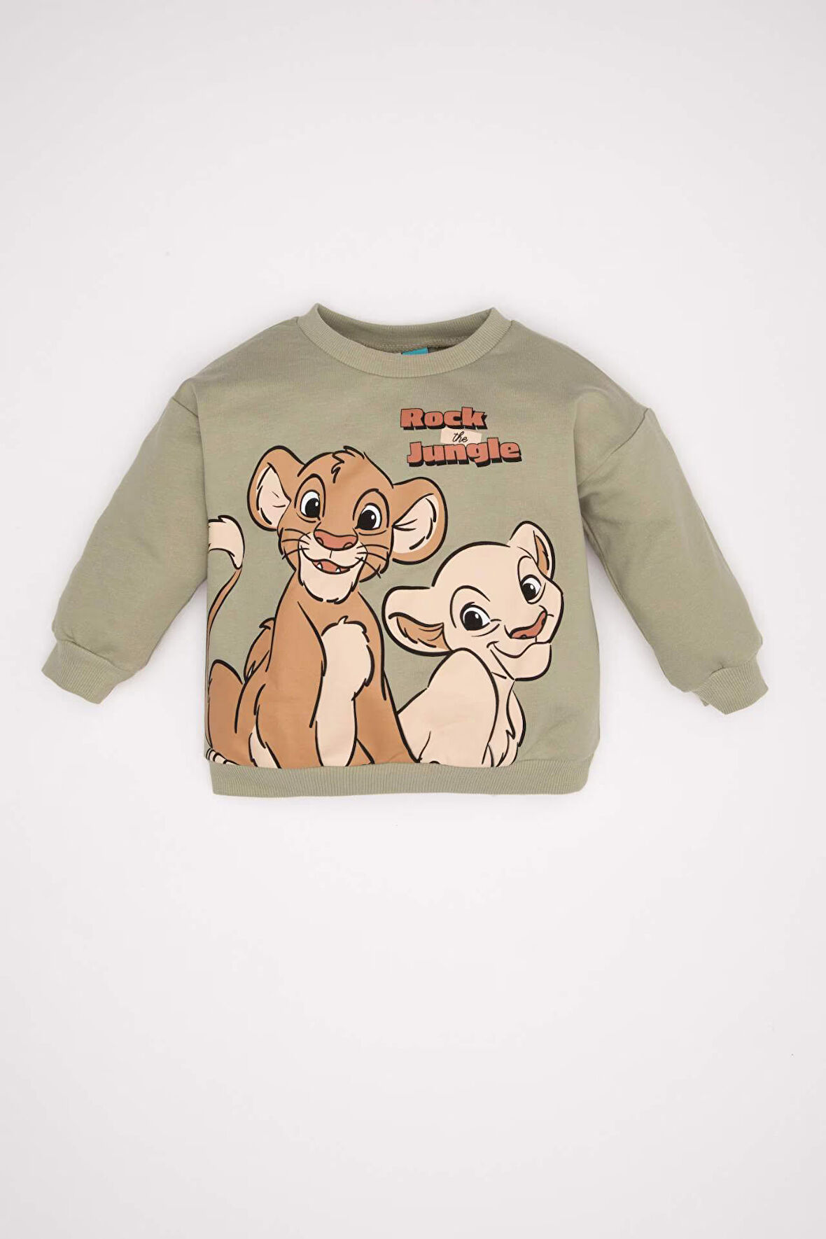 DeFacto Erkek Bebek Disney Lion King Bisiklet Yaka Sweatshirt D2932A524WNKH271