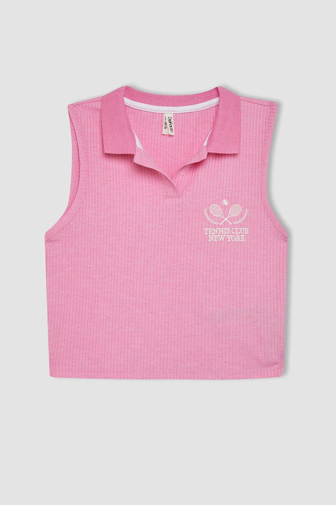 DeFacto Kız Çocuk Polo Yaka Spor Baskılı Atlet C4715A824SMPN649