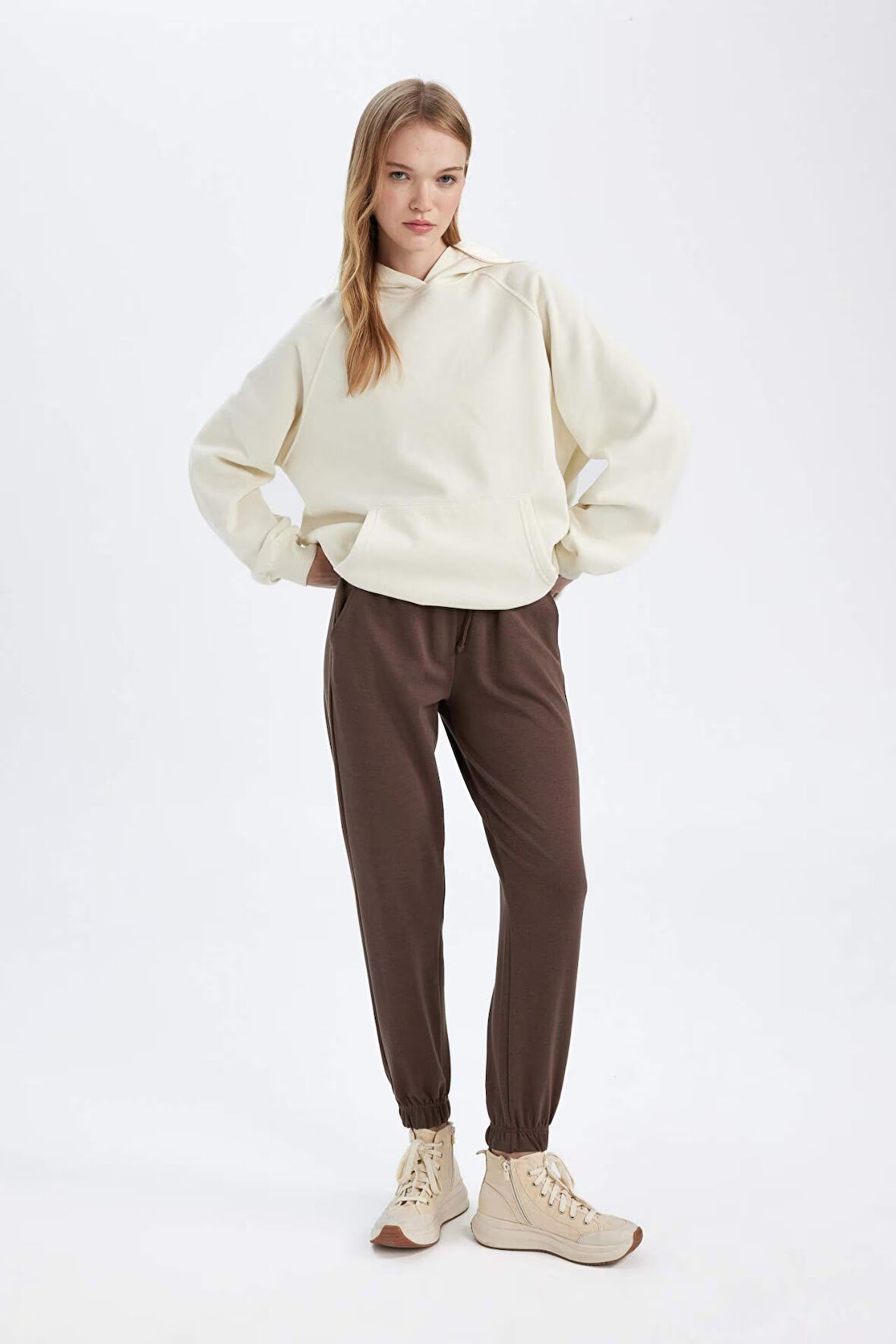 Regular Fit Cepli Uzun Boy Jogger Eşofman Altı