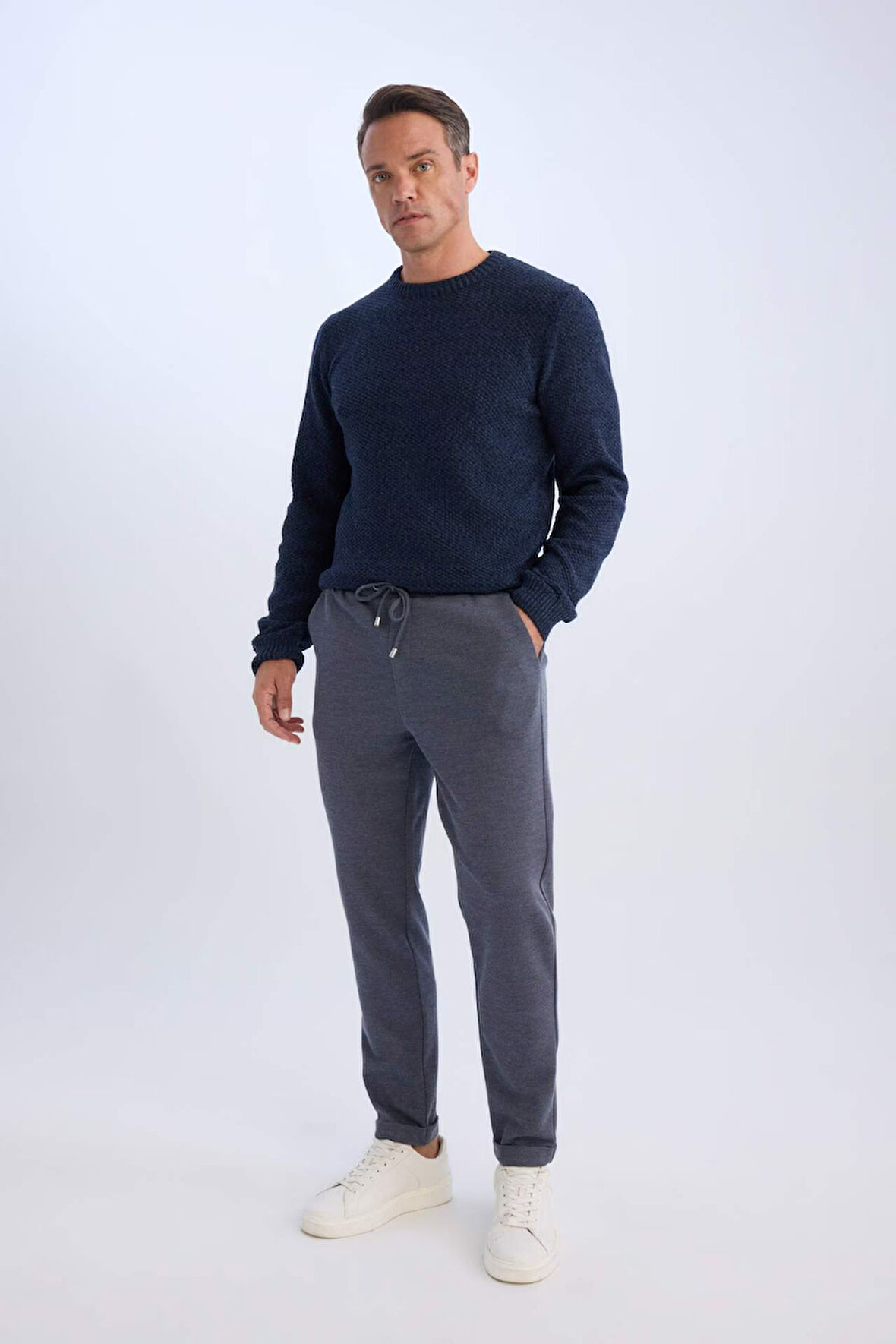 Jogger Duble Paça Yazlık Kumaş Pantolon