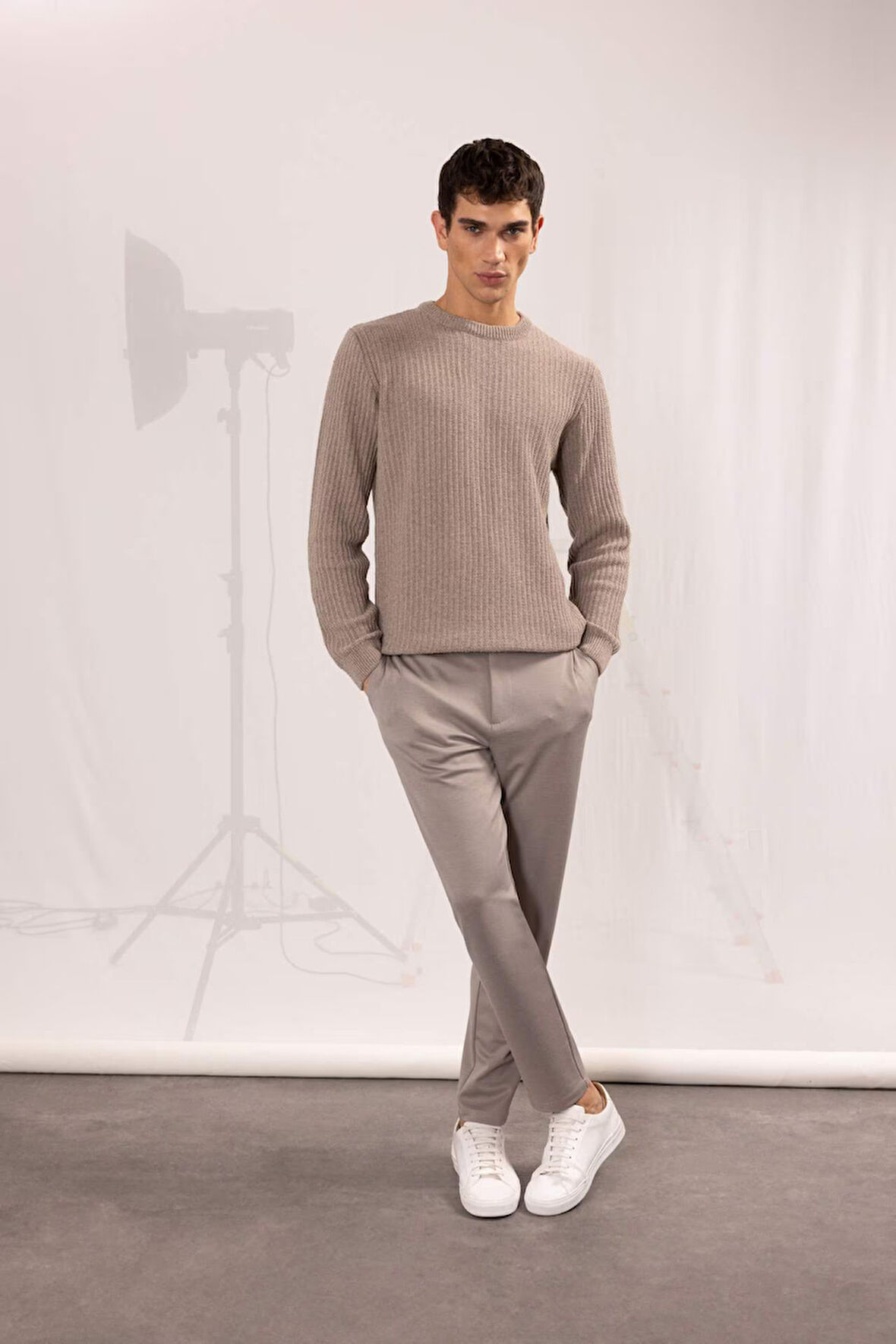 Jogger Yazlık Kumaş Pantolon Basic Düz Cepli Düz Paça