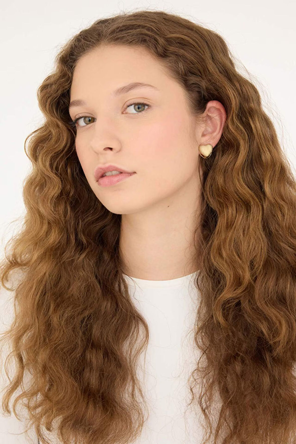 DeFacto Kadın Gold Kalp Küpe C8912AXNSGD1