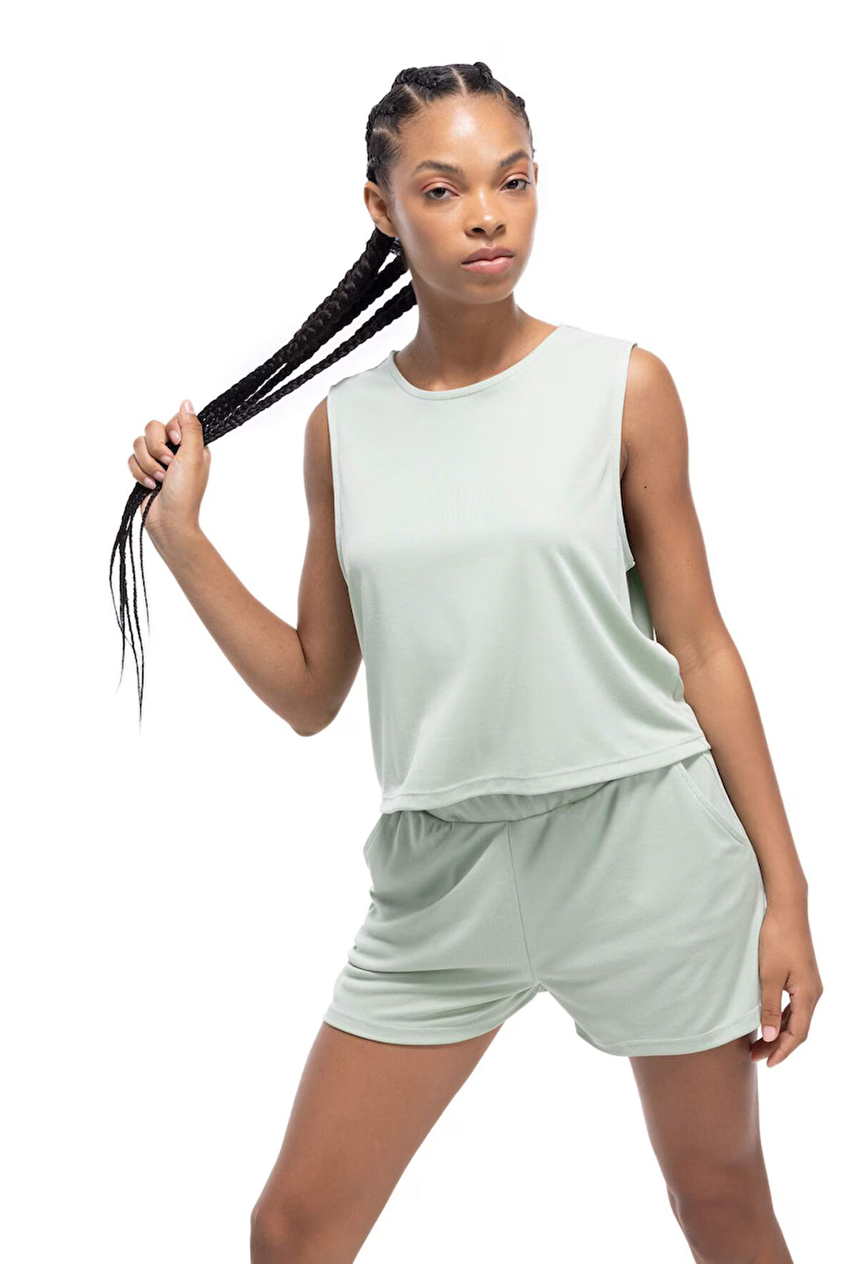 DeFactoFit Standart Fit Bisiklet Yaka Modal Sporcu Atlet D4060AX24HSGN1105