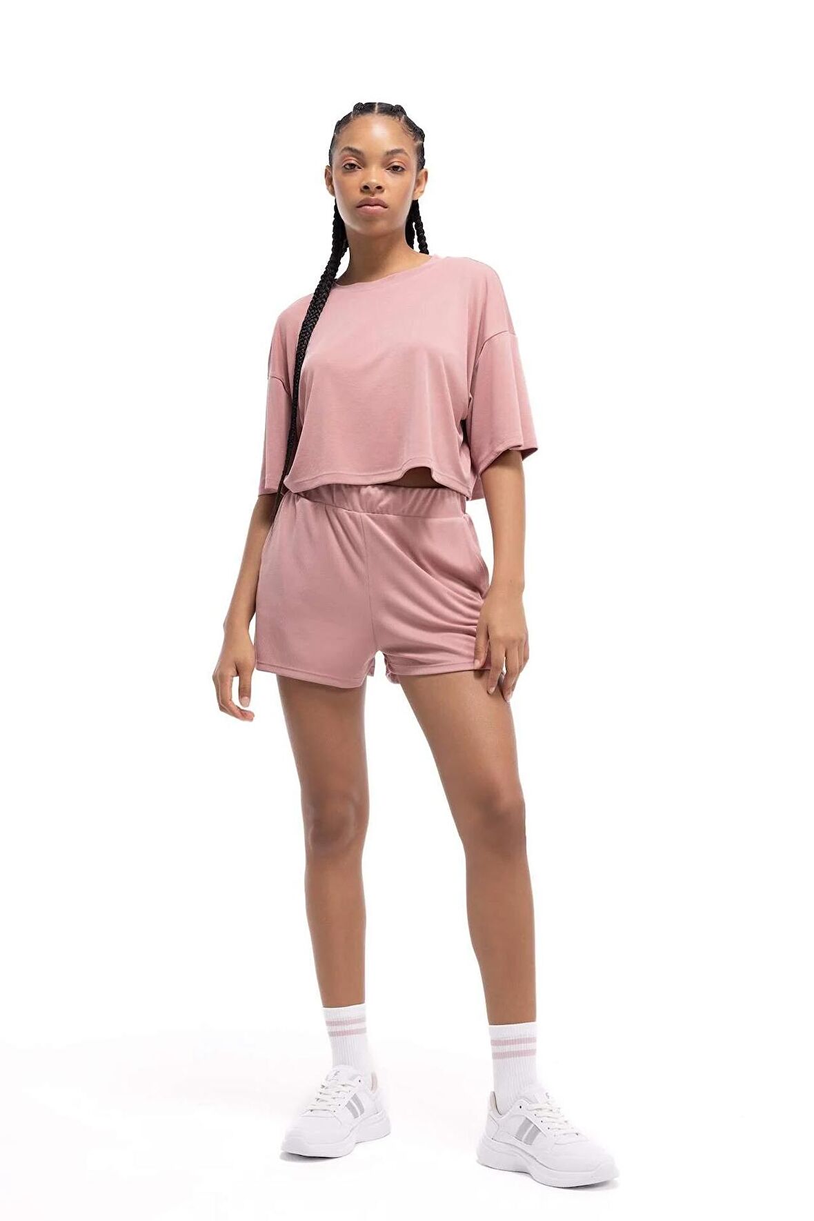 DeFactoFit Sporcu Kısa Paça Modal Şort D2981AX24HSBR103