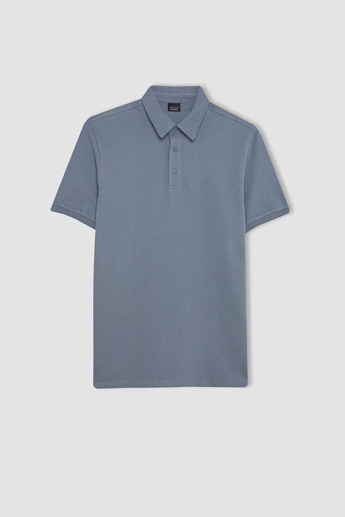 DeFacto Slim Fit Dar Kesim Çıtçıtlı Kısa Kollu Polo Tişört C4136AX24SMBE729