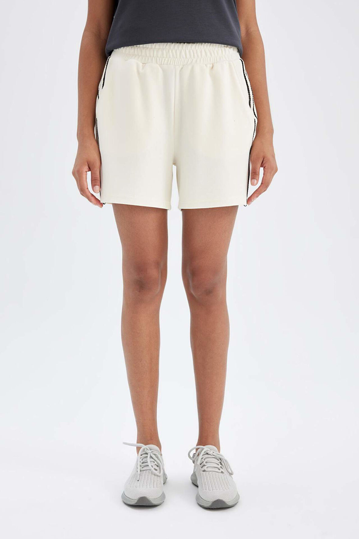 DeFactoFit Standart Fit Sporcu Kısa Paça Modal Şort D1279AX24HSBG700