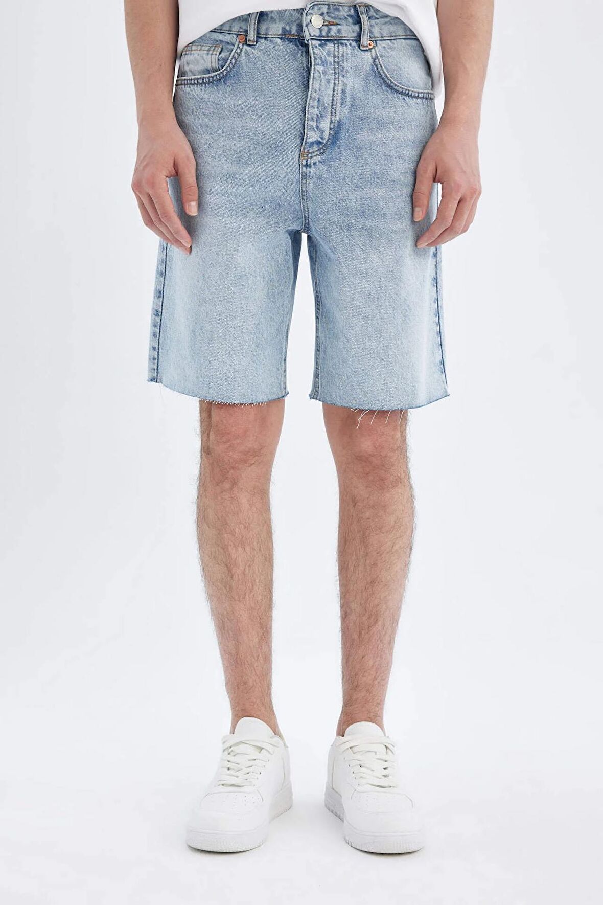 DeFacto Loose Fit Jean Bermuda Şort C2699AX24SMNM39