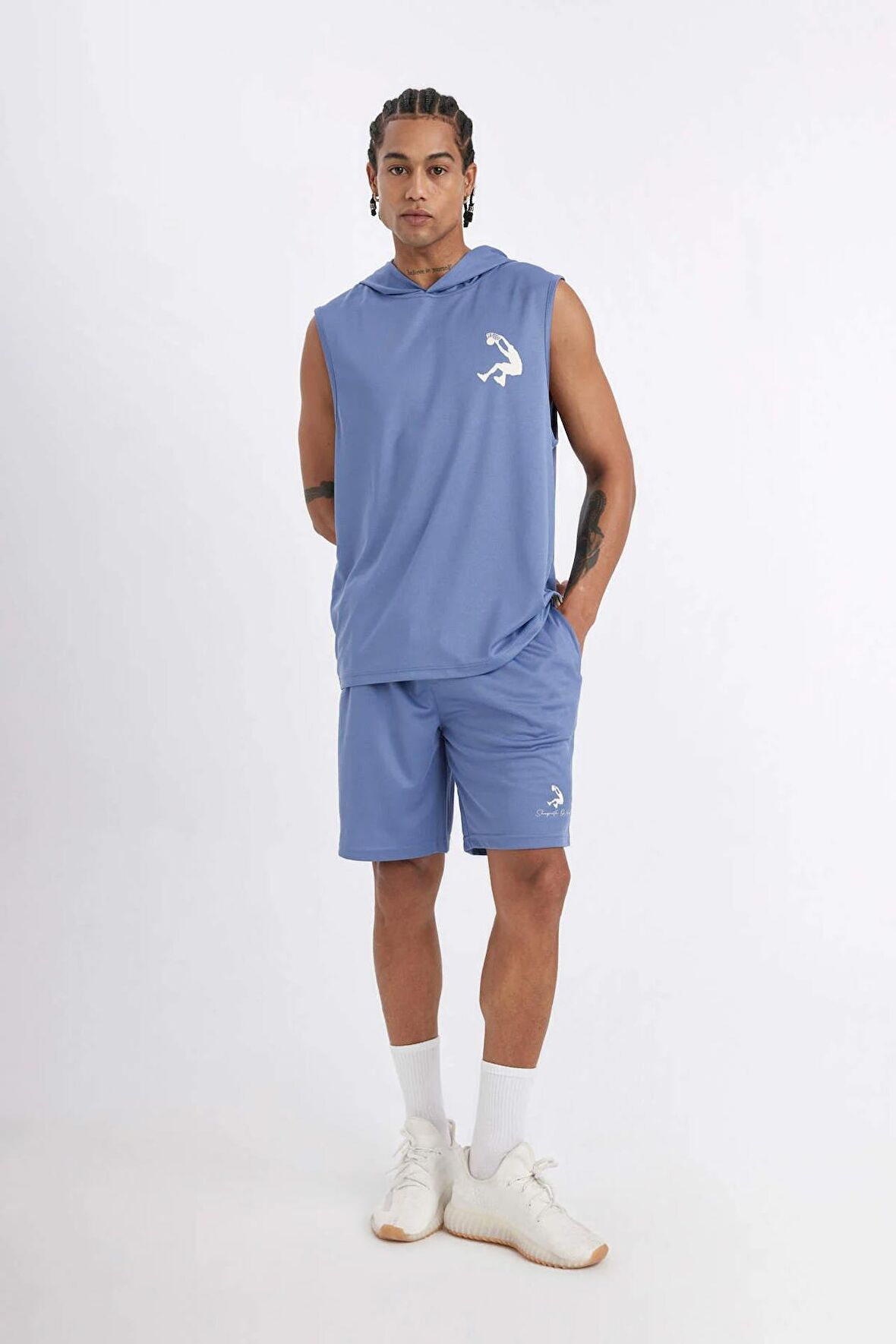 DeFactoFit Shaquille O'Neal Standart Fit Kısa Paça Şort C6999AX24HSBE323