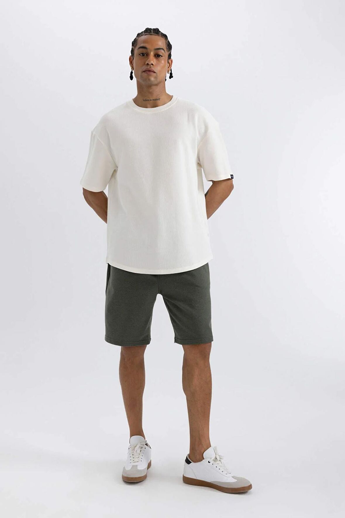 DeFacto Slim Fit Cepli Basic Şort R3442AZ24SMKH50