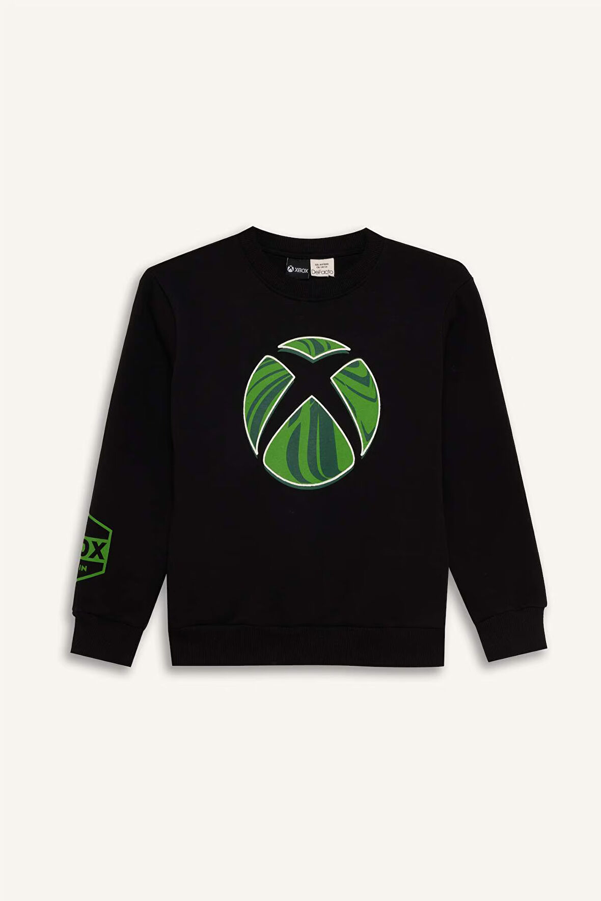 DeFacto Erkek Çocuk Xbox Bisiklet Yaka Sweatshirt D6744A824WNBK81