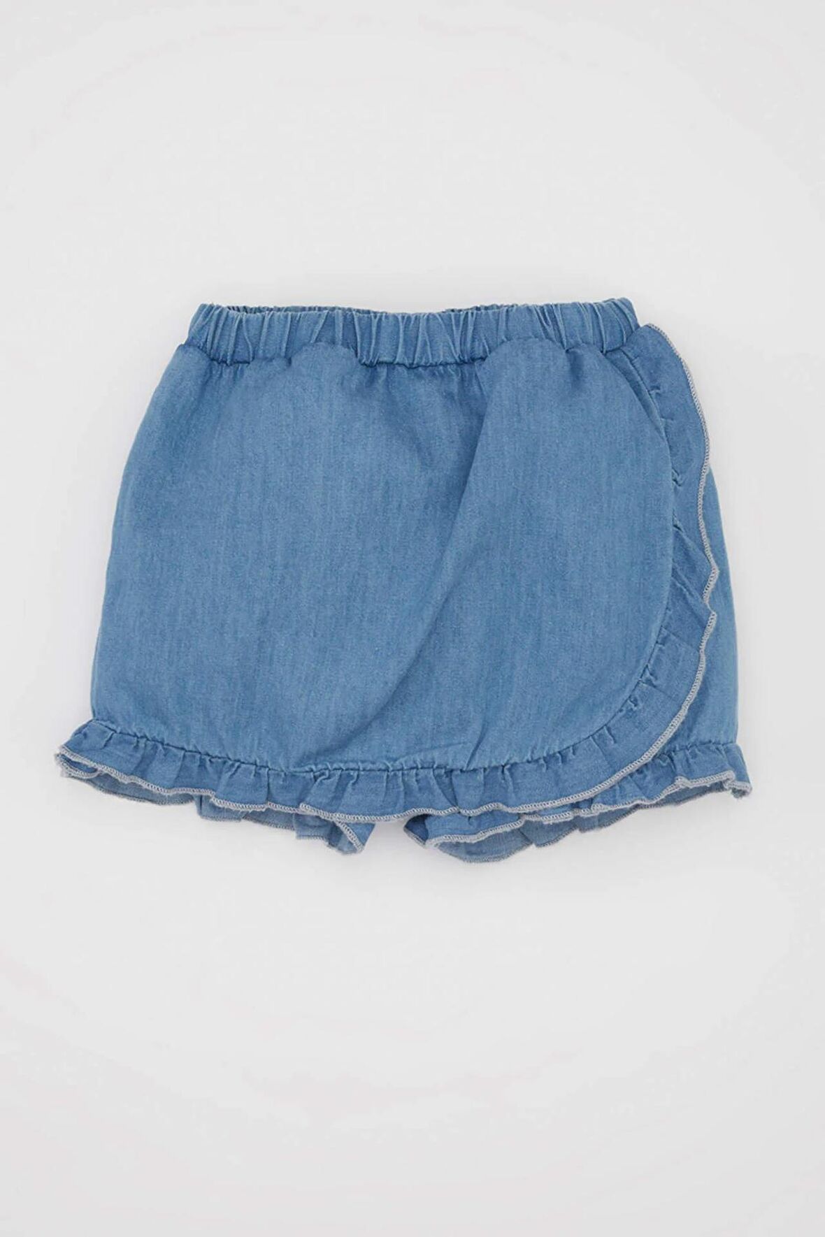 DeFacto Kız Bebek Jean Şort Etek D4613A524SMBE394