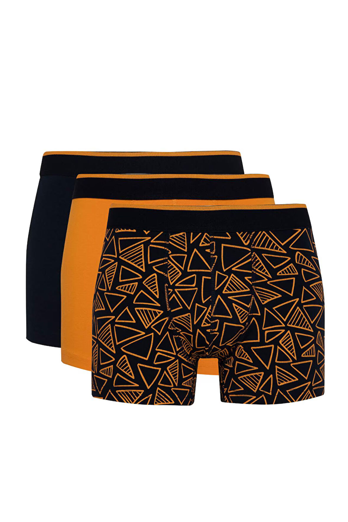 Regular Fit Baskılı 3'lü Boxer
