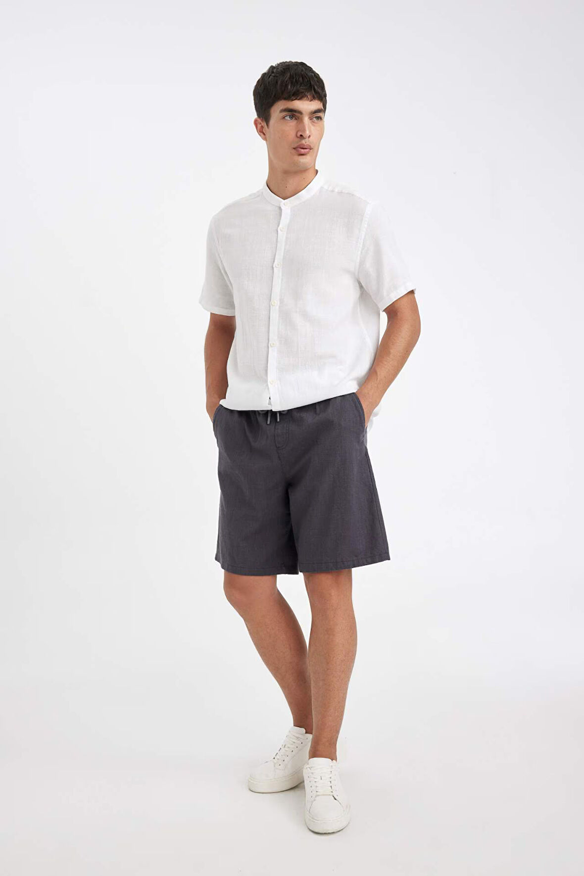 DeFacto Relax Fit Pamuklu Bermuda D7916AX24SMAR148