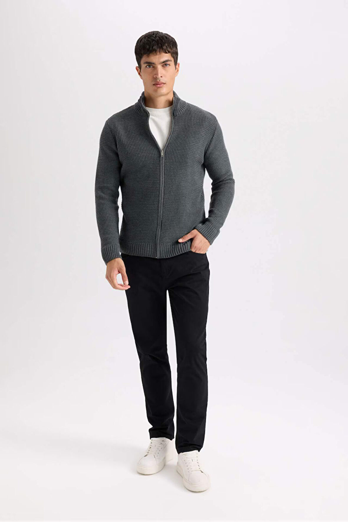 Dar Paça Gabardin Chino Kanvas Pantolon