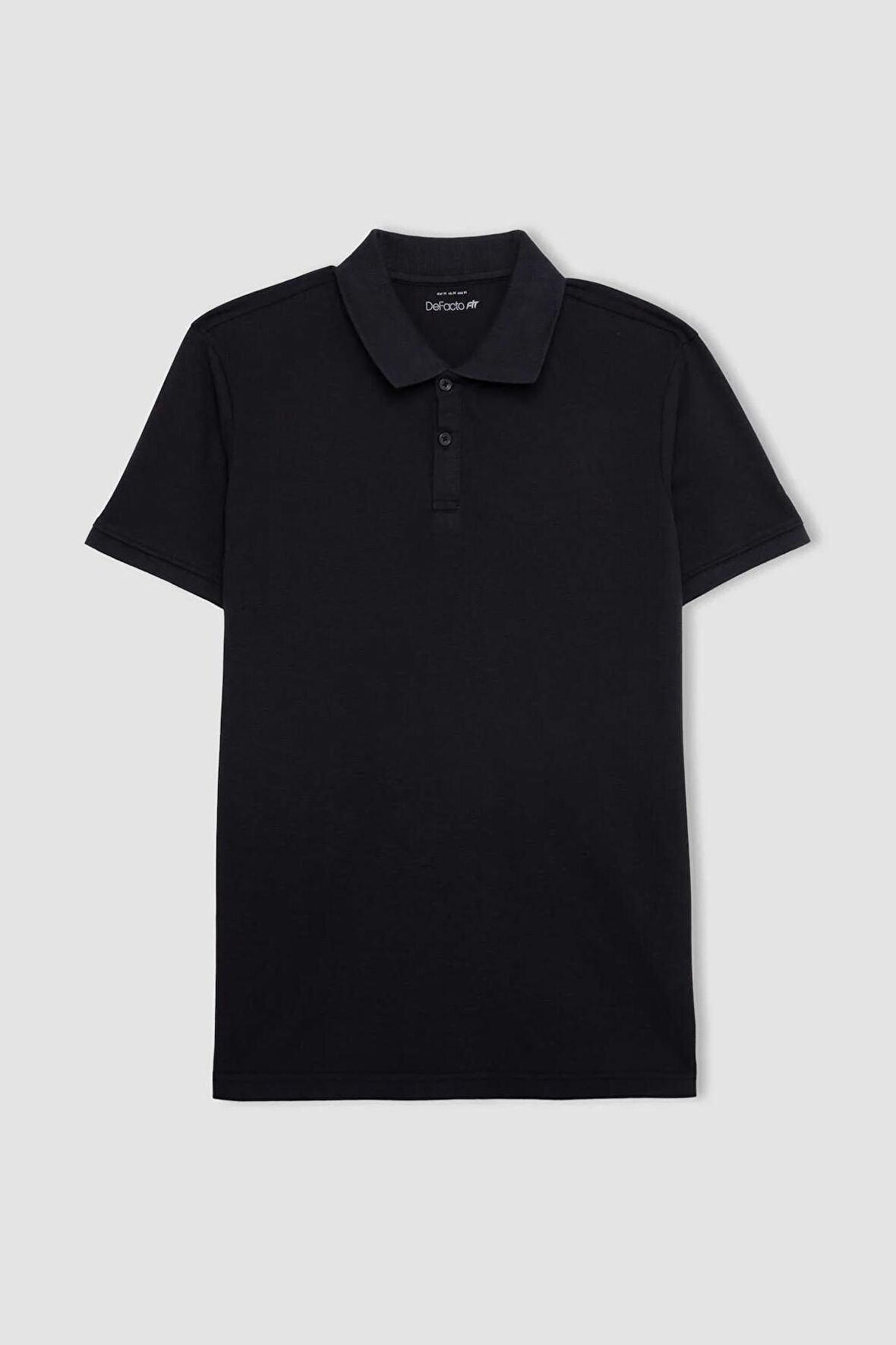 DeFactoFit Slim Fit Dar Kesim Kısa Kollu Pamuklu Sporcu Polo Tişört V2910AZ24SPAR214