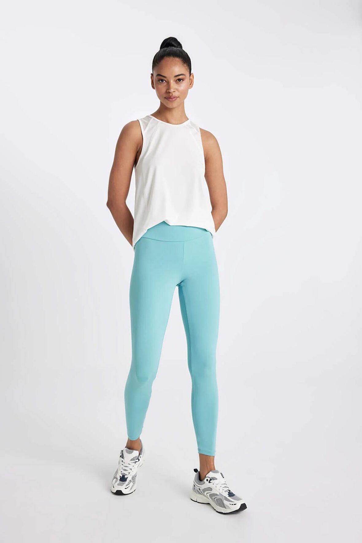 DeFactoFit Baskılı Beli Saran Sporcu Basic Tayt B4147AX24SPTR209