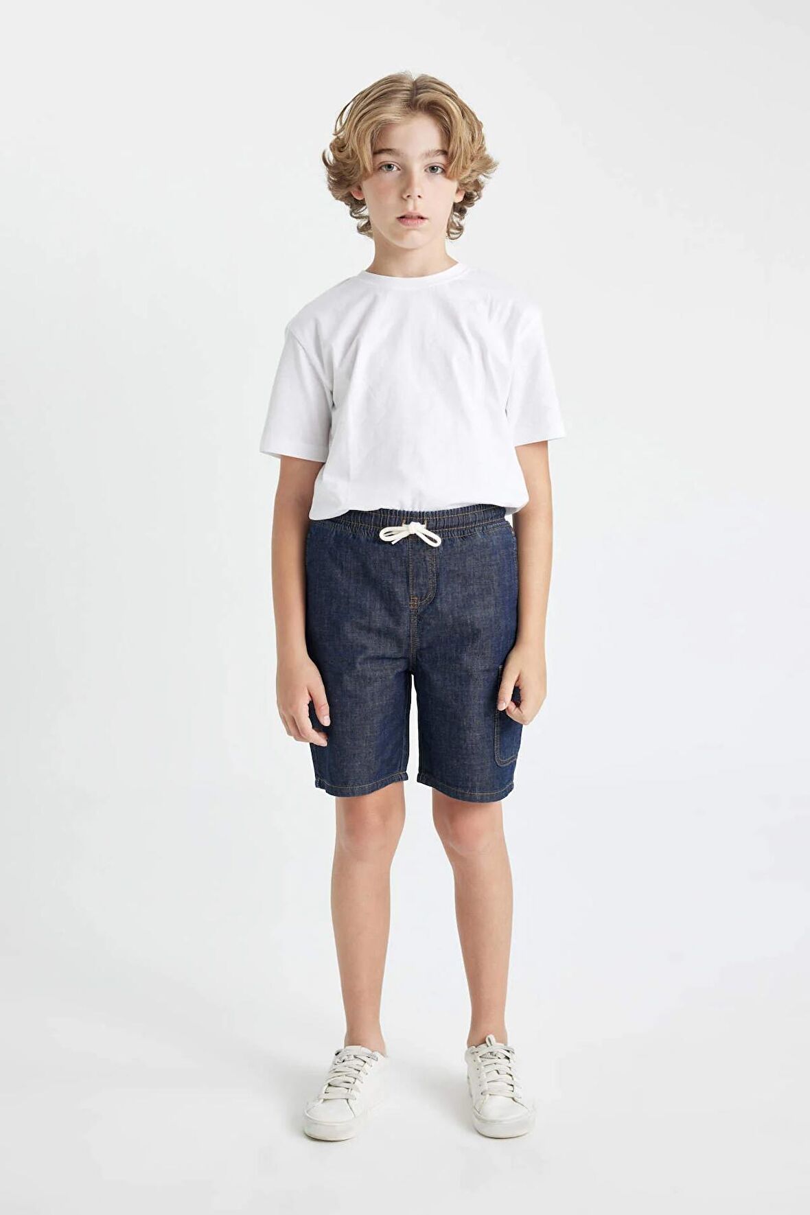 DeFacto Erkek Çocuk Jean Şort D2687A824SMNM34