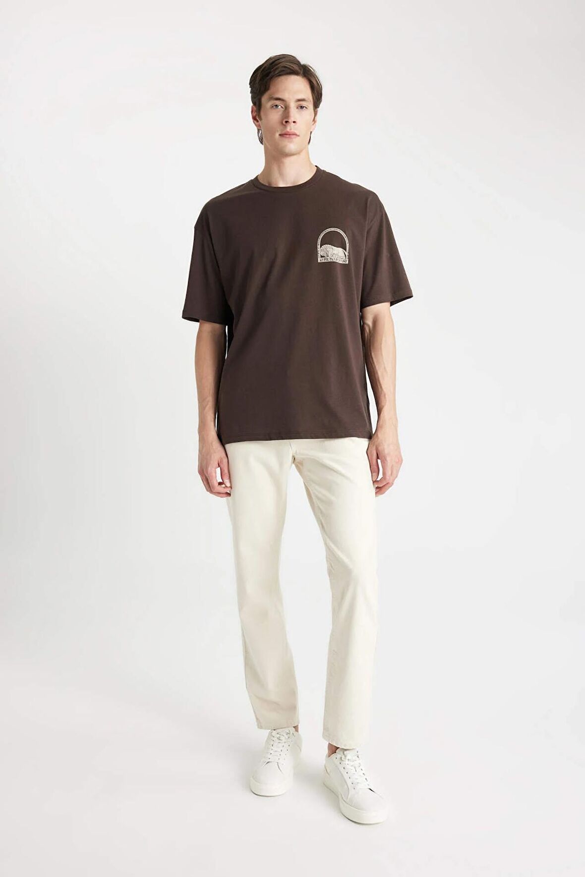 DeFacto Straight Fit Normal Kalıp Normal Bel Boru Paça Jean Pantolon D1978AX24SMBG714