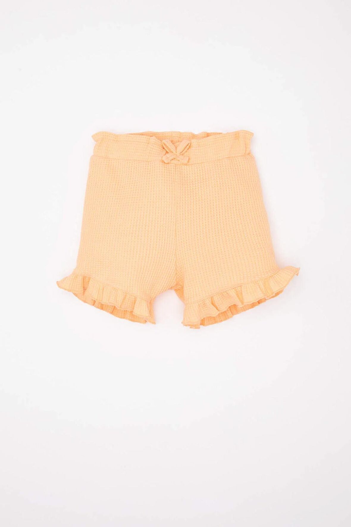 DeFacto Kız Bebek Comfort Fit Waffle Şort A8043A524SMOG293
