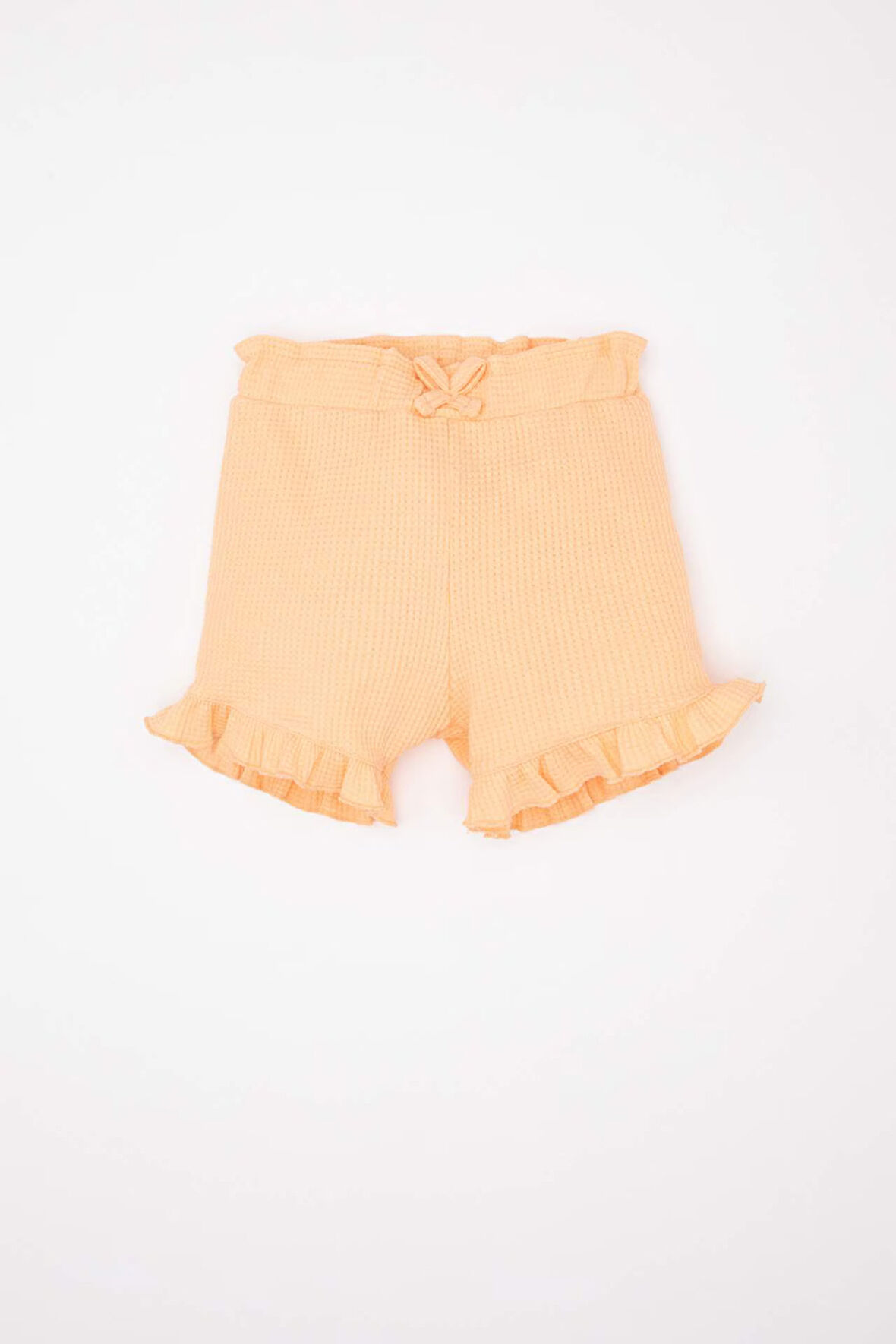 DeFacto Kız Bebek Comfort Fit Waffle Şort A8043A524SMOG293