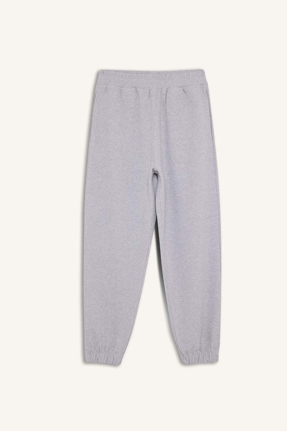 DeFacto Coool Basic Düz Jogger Eşofman Altı Beli Paçası Lastikli E1478AX24WNGR210