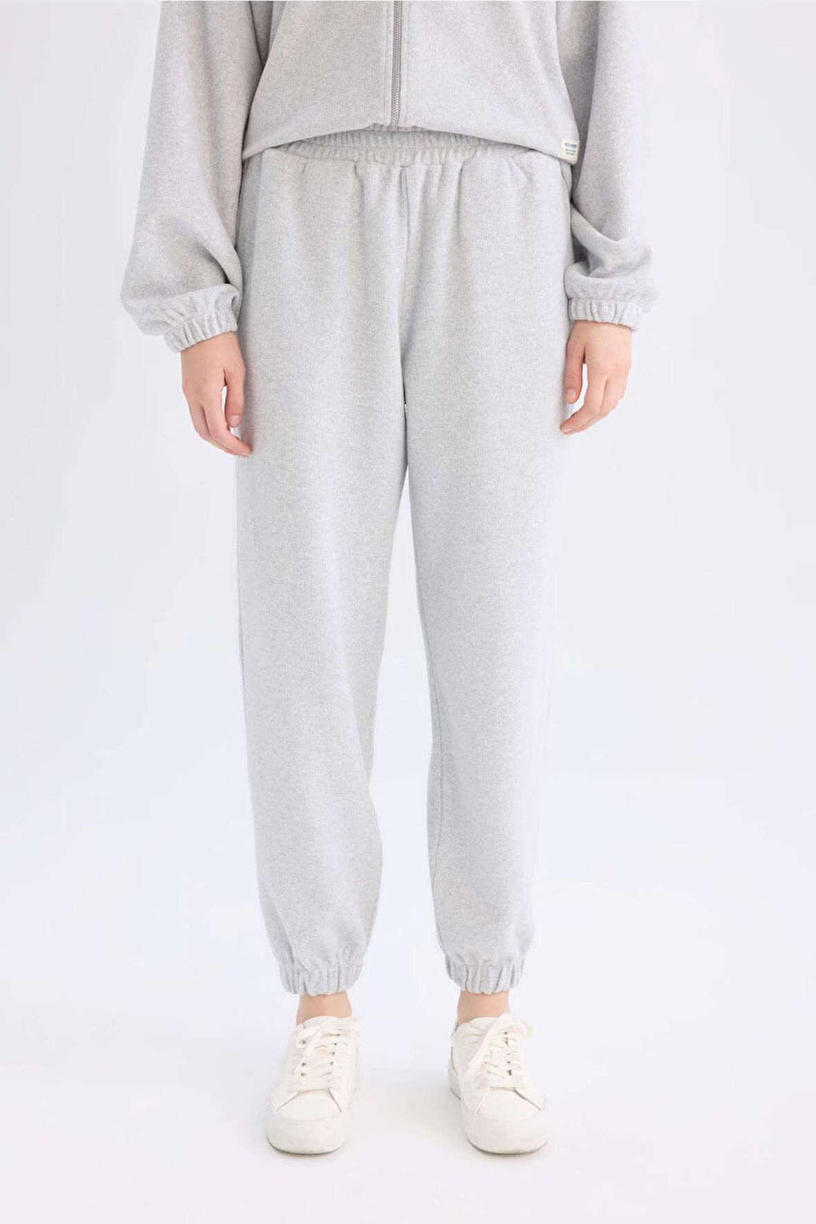 Coool Basic Düz Jogger Eşofman Altı Beli Paçası Lastikli