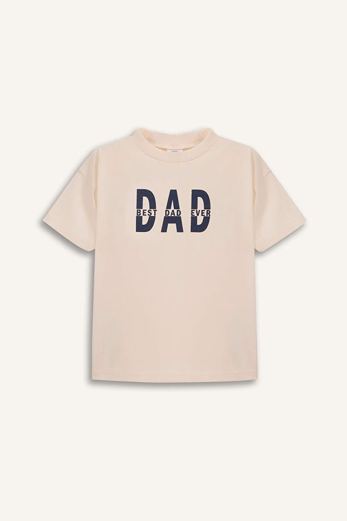 DeFacto Erkek Bebek Dad Baskılı Bisiklet Yaka Kısa Kollu Tişört C3997A525SMER42