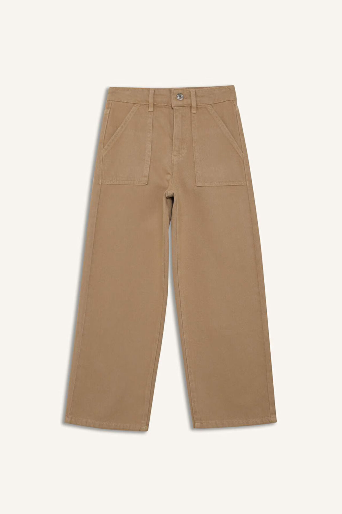 DeFacto Kız Çocuk Wide Leg Geniş Paça Pamuklu Pantolon D9134A825SMBG122