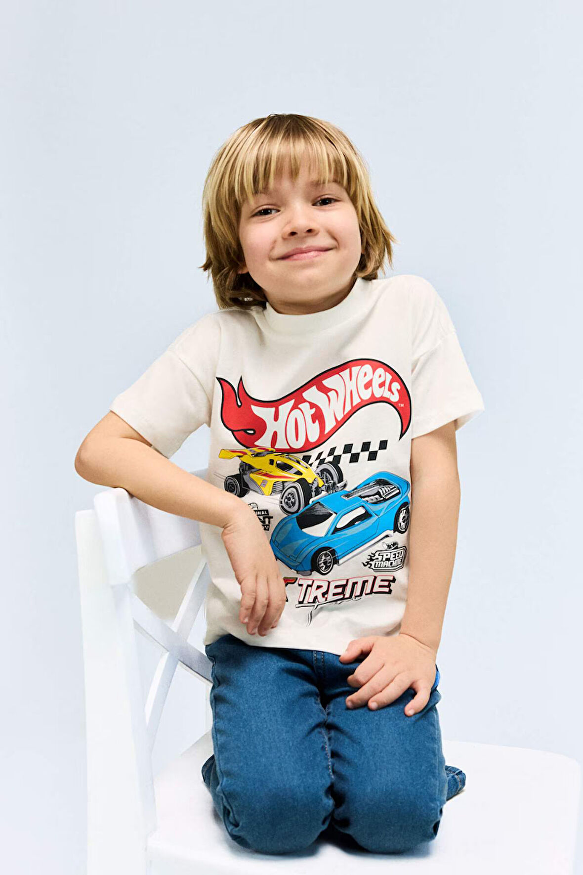 DeFacto Erkek Bebek Hot Wheels Bisiklet Yaka Kısa Kollu Tişört E4716A525SMER85