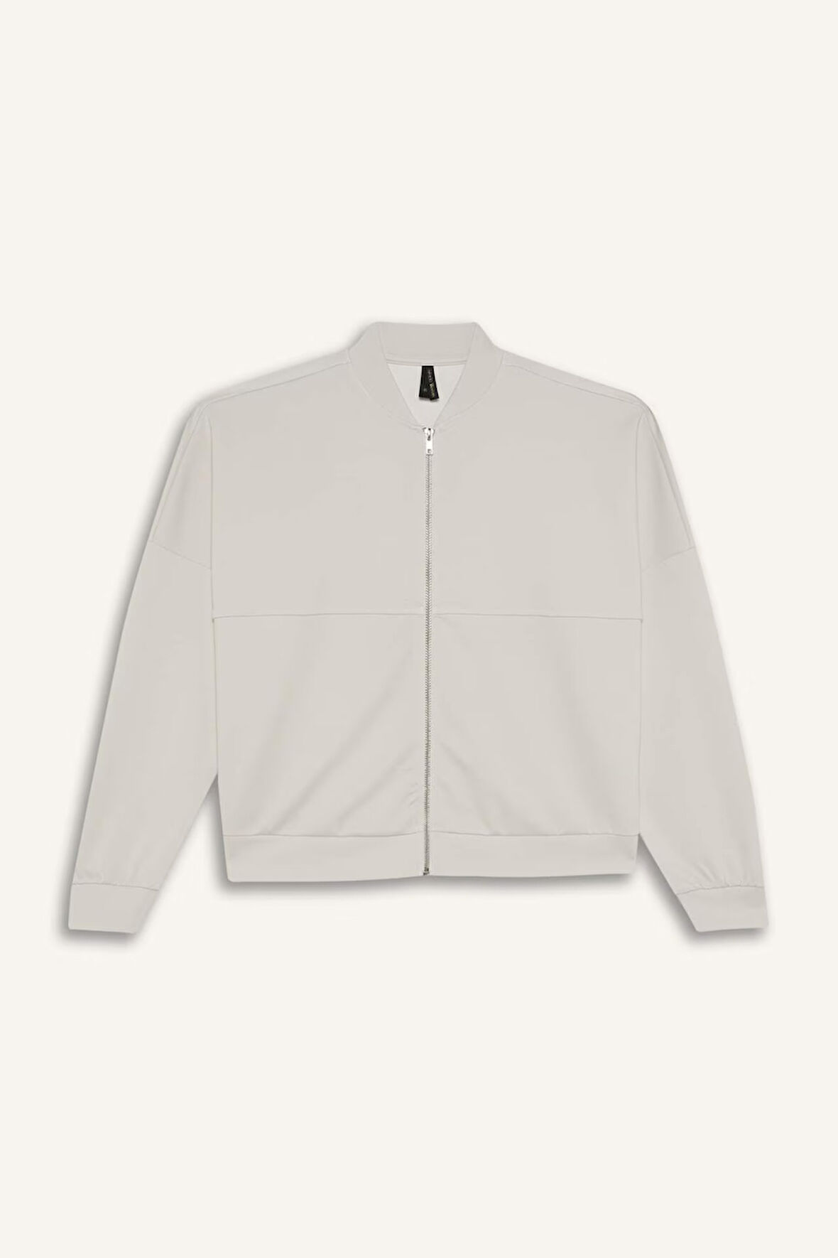 DeFacto Relax Fit Hakim Yaka Basic Düz Fermuarlı Soft Touch Sweatshirt E5817AX25SPBG350