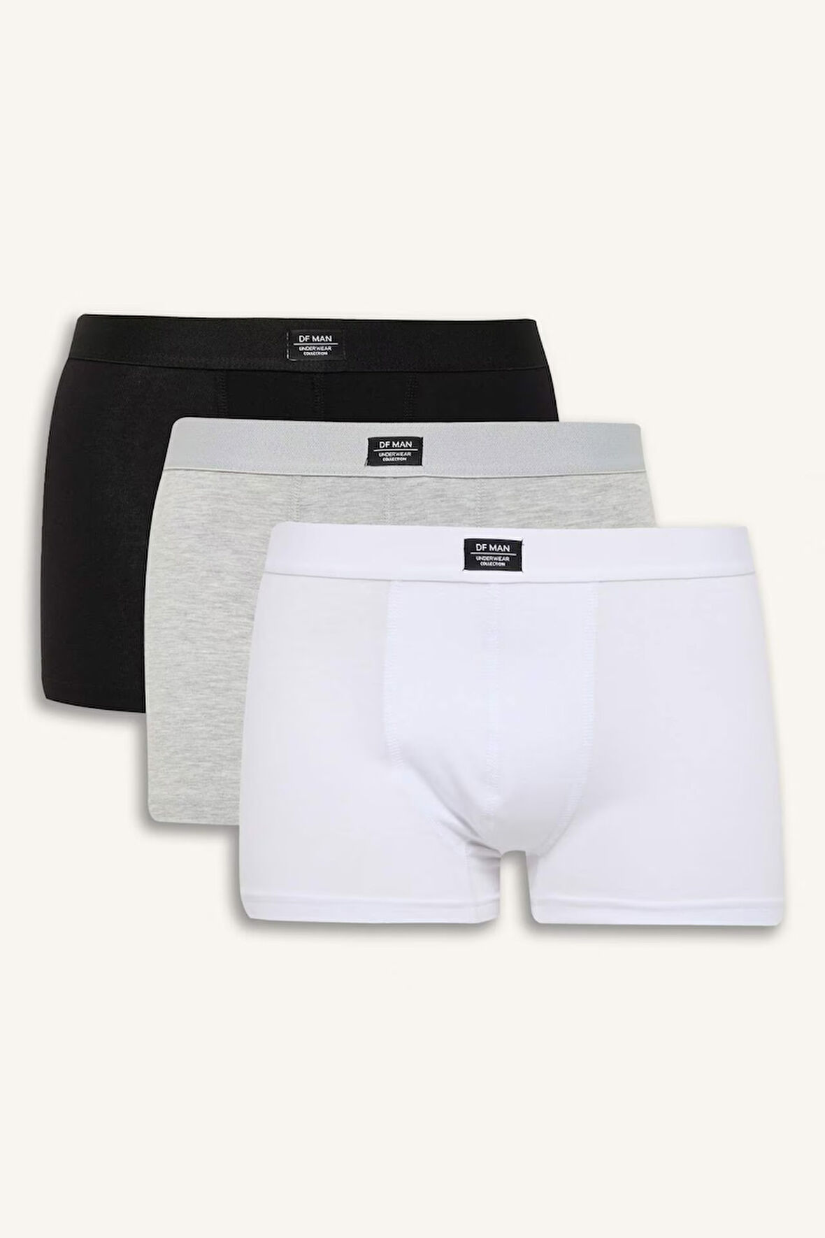 Erkek Regular Fit 3'lü Boxer