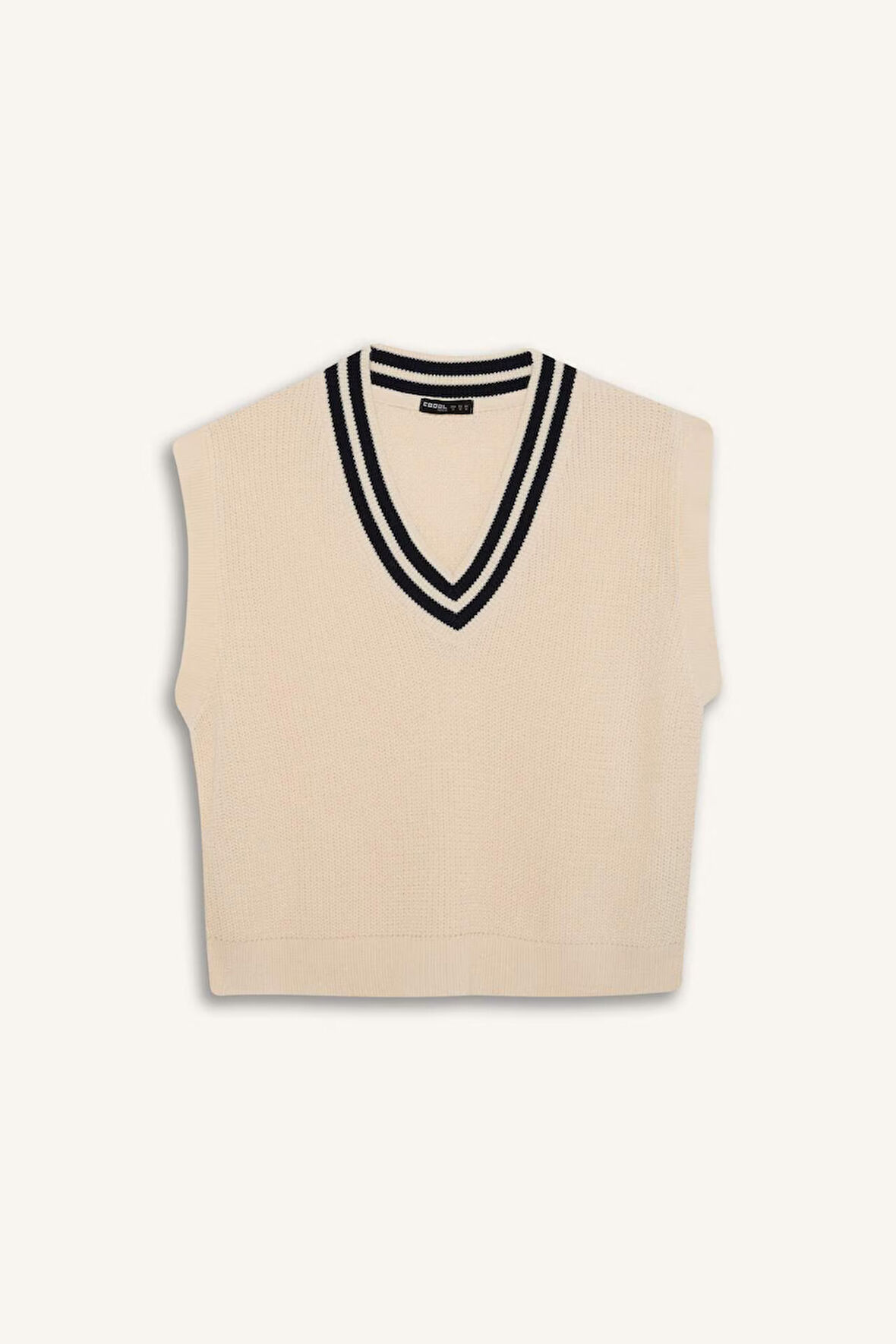 Regular Fit V Yaka Triko Süveter