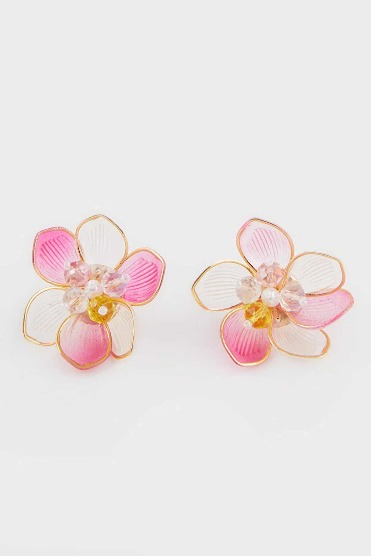 DeFacto Kadın Pembe Çiçekli Küpe E8048AXNSPN101