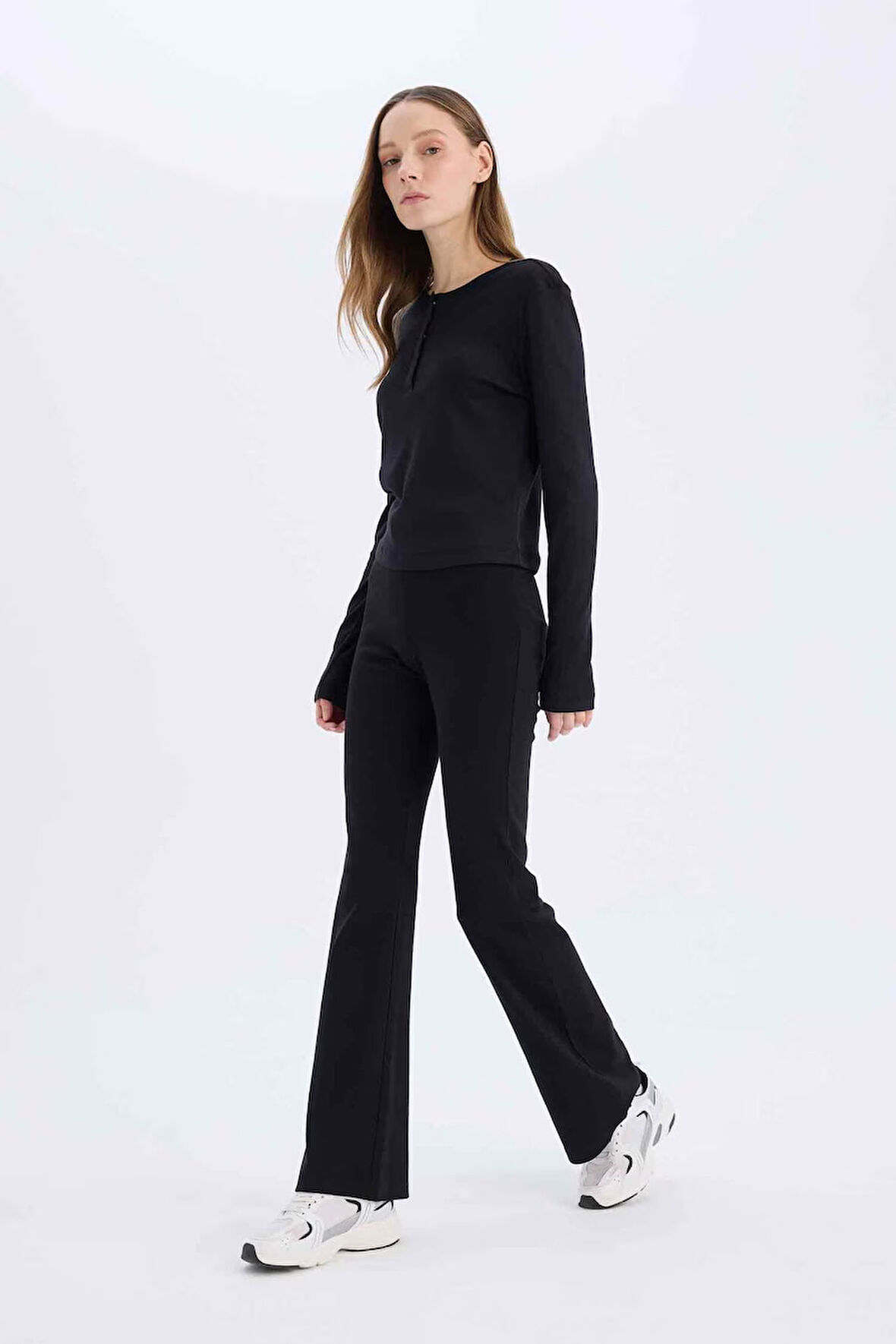 Coool Flare Fit Ribana Pantolon