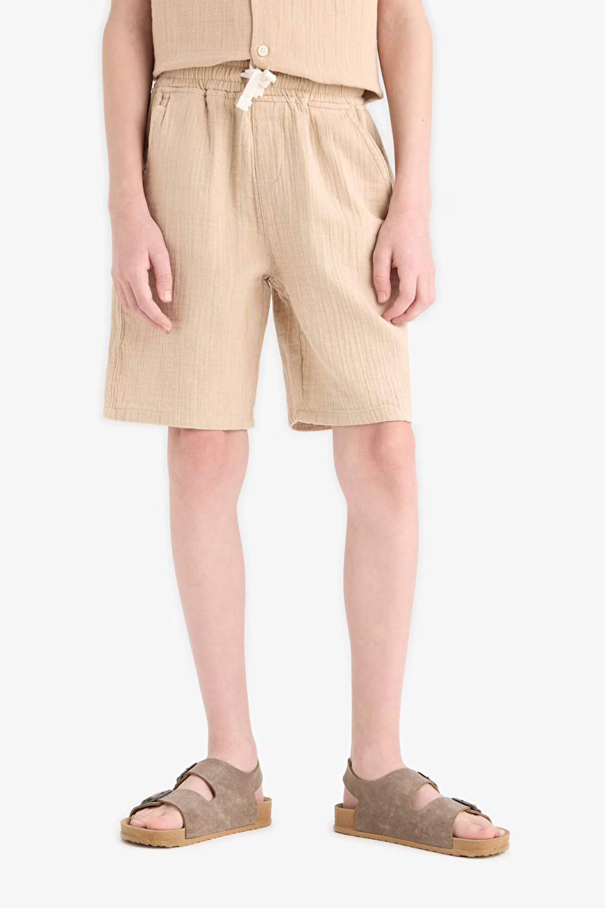 Erkek Çocuk Regular Fit Müslin Şort