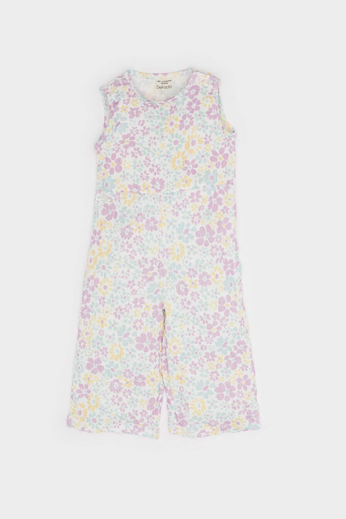 Kız Bebek Çiçekli Tulum