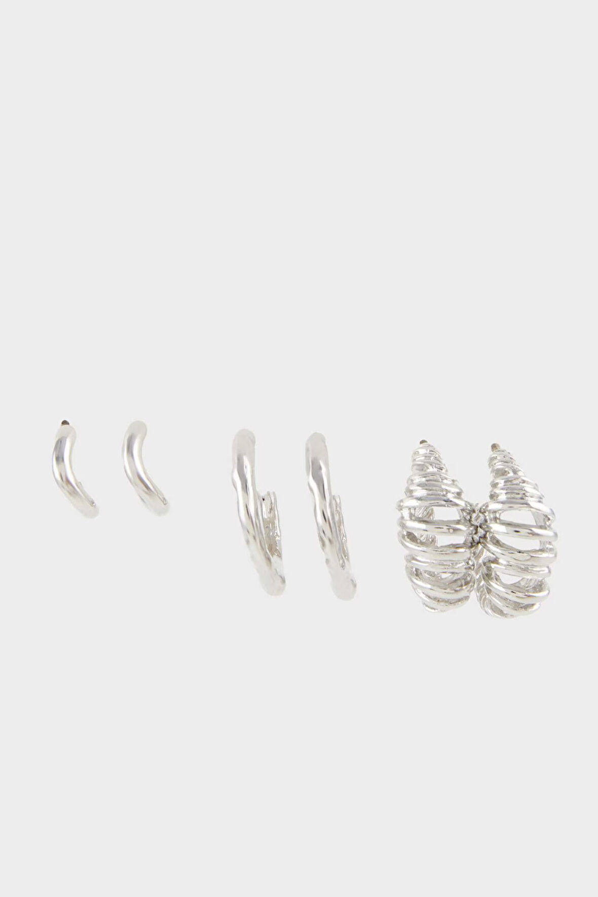 Kadın 6'lı Silver Küpe