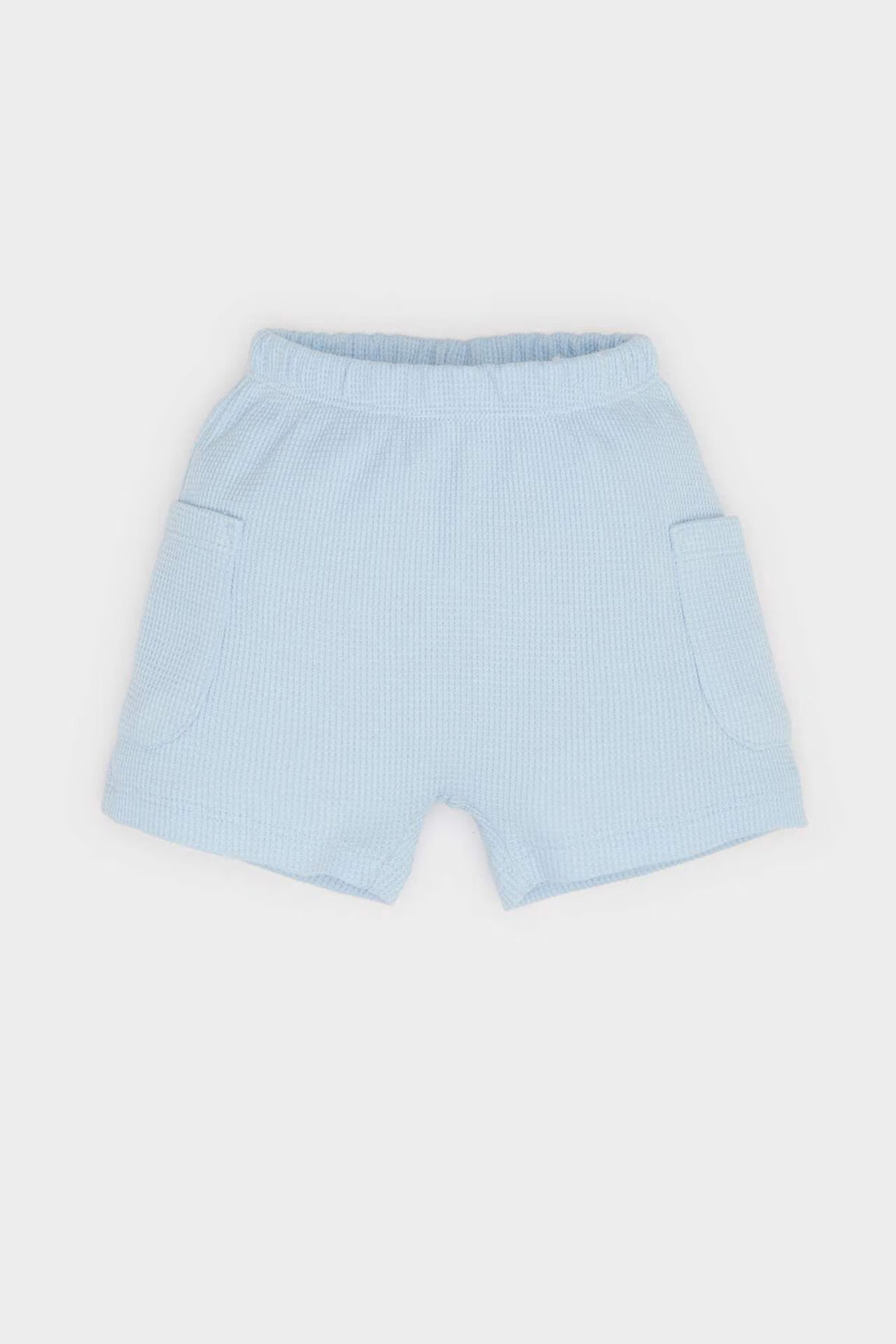 DeFacto Erkek Bebek Beli Lastikli Waffle Şort E7936A525SMBE343