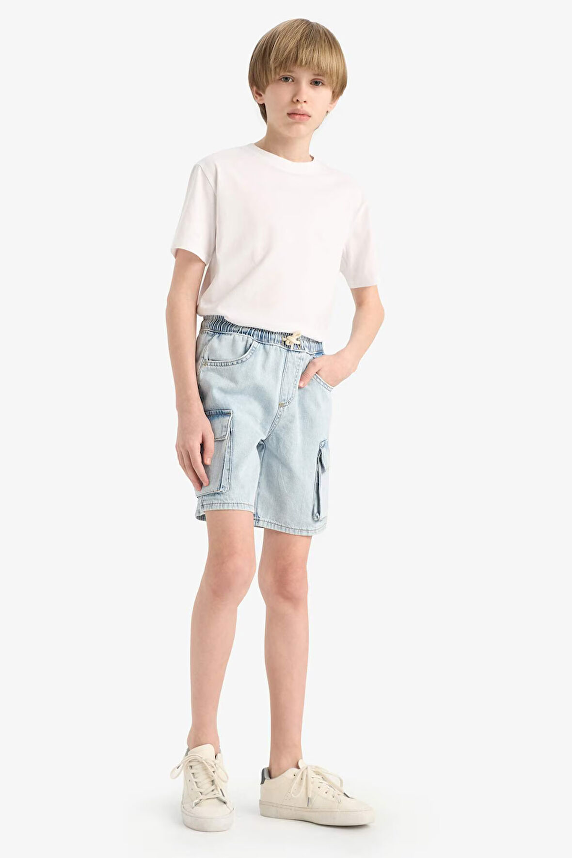 DeFacto Erkek Çocuk Jean Şort D8566A825SMNM39