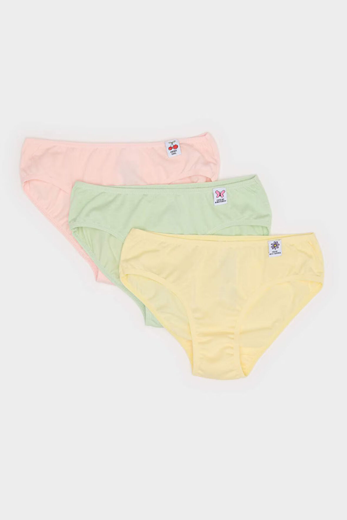 Kız Çocuk 3'lü Slip Külot