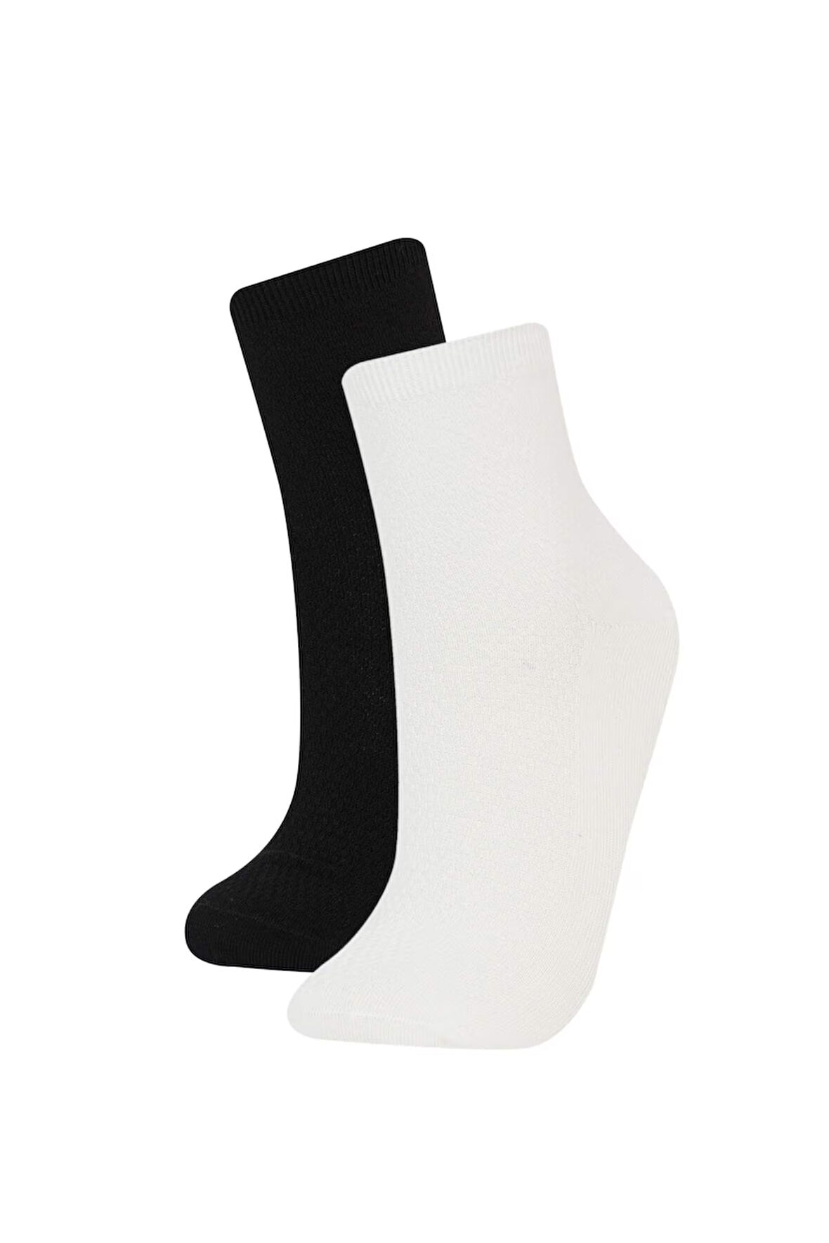 DeFacto Kadın Dikişsiz Rahat Lastikli Ultra Soft 2'li Bambu Soket Çorap E8643AXNSKR1