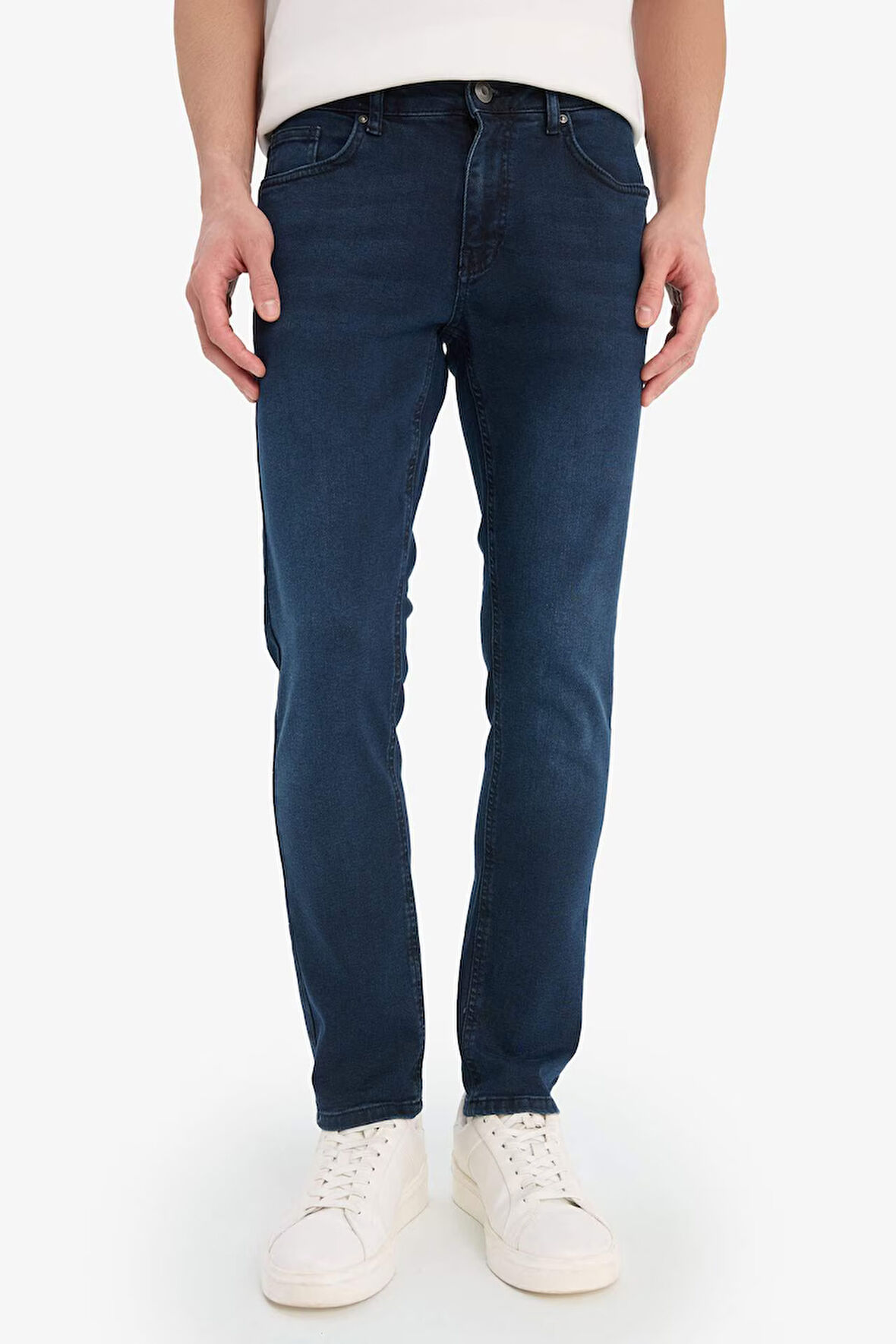Pedro Slim Fit Dar Kalıp Normal Bel Dar Paça Jean Pantolon